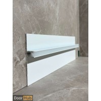 50mm White Reversible Aluminum Skirting for Developers